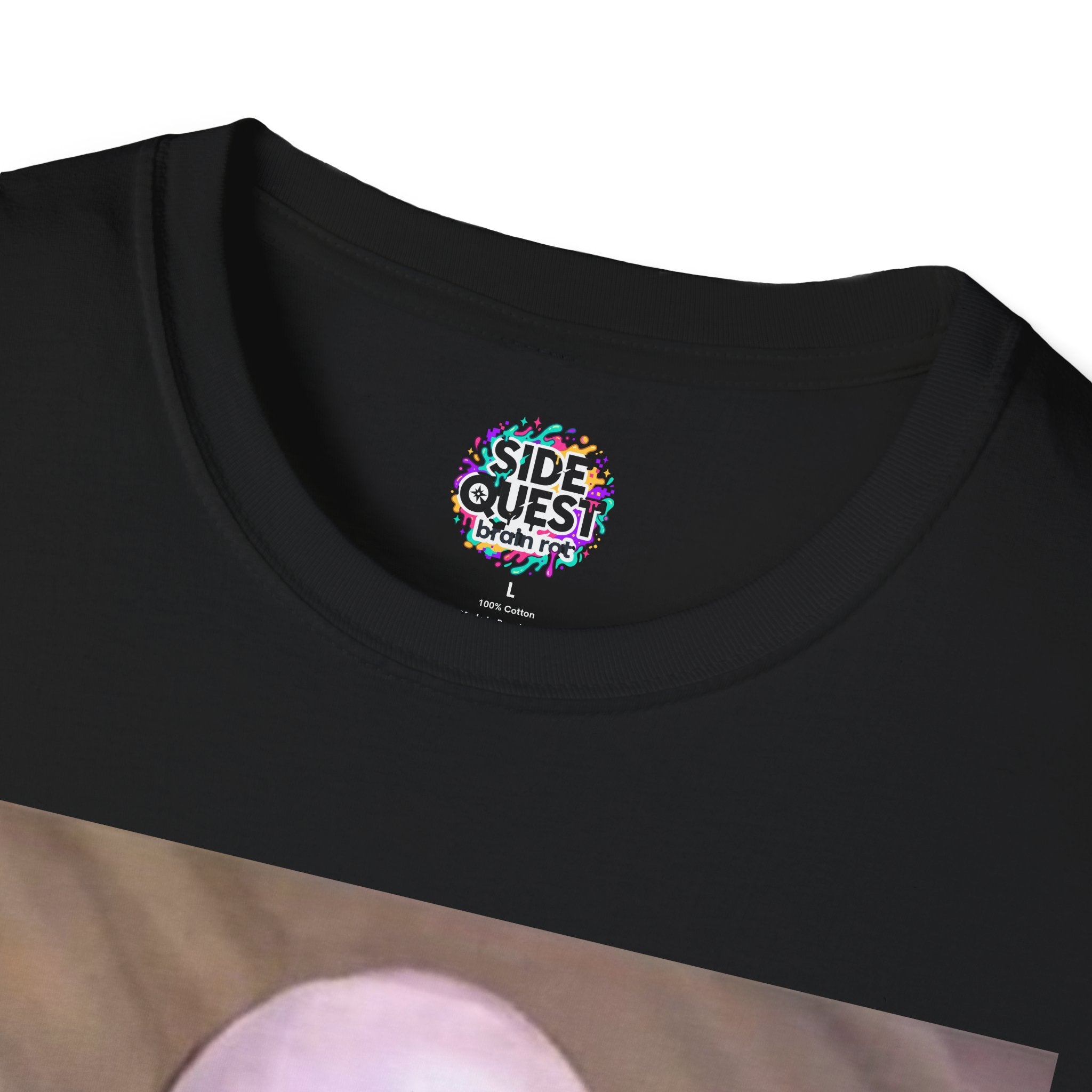 T-Shirt – Funny Close-Up Face Photo Tee (Shocked Bald Guy)