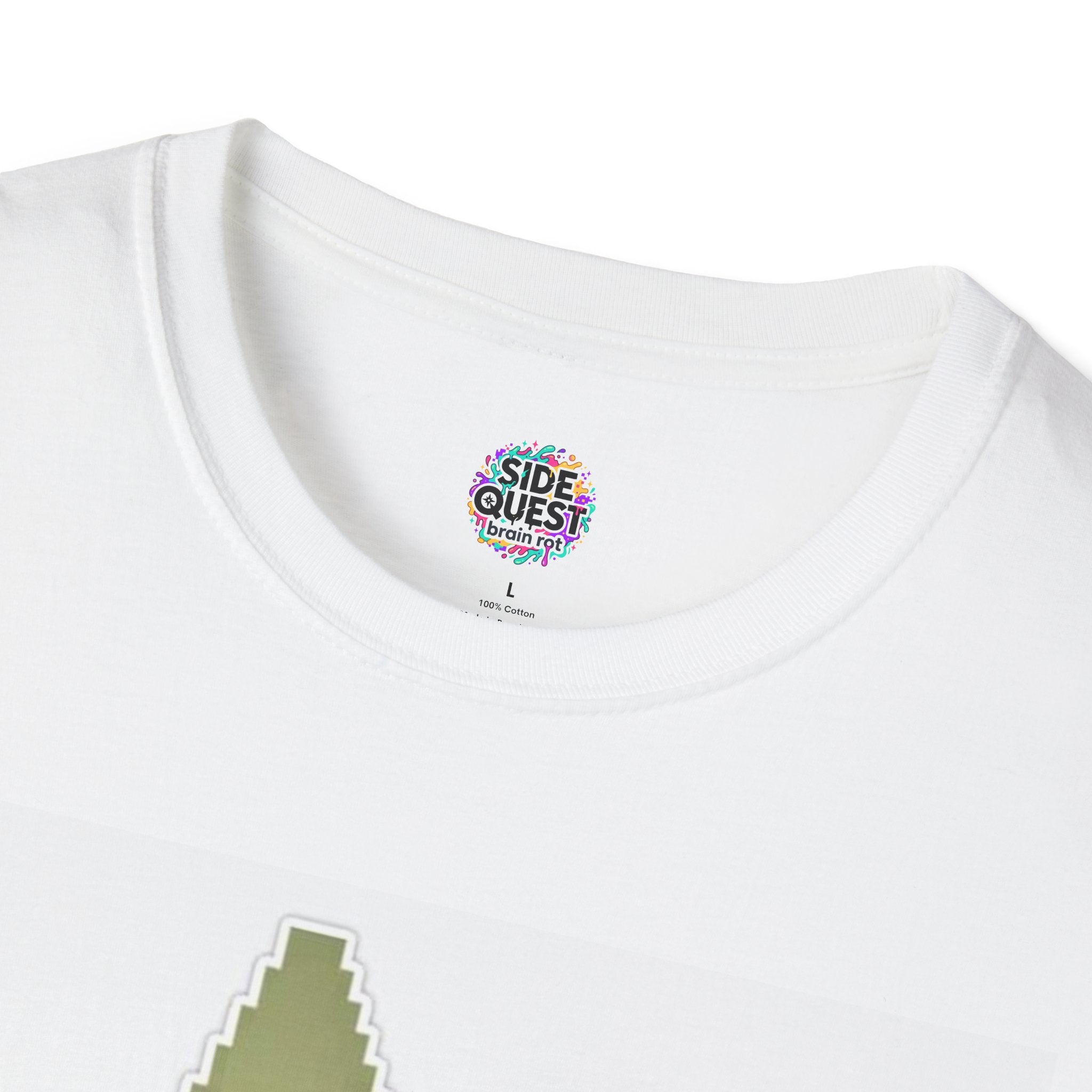 T-Shirt — Pixel Gnome Face Graphic Tee