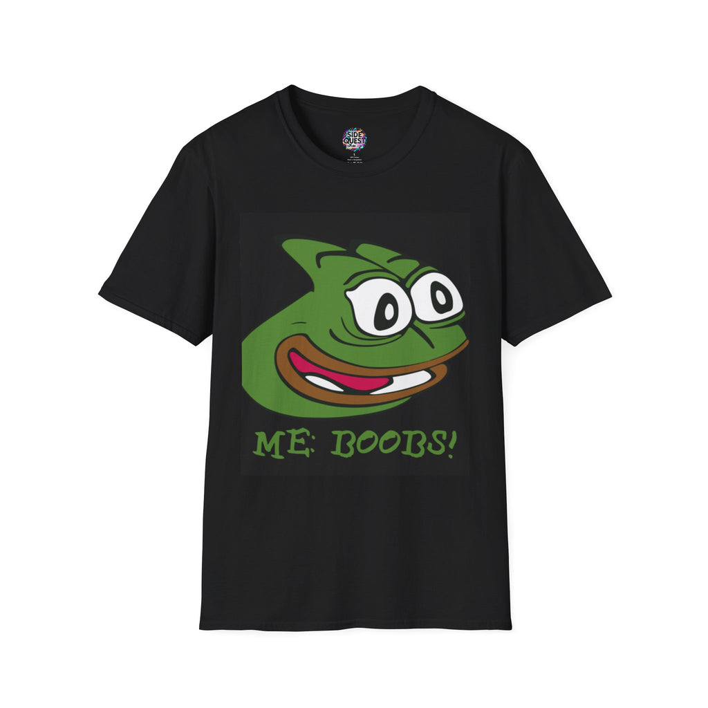Pepe Meme Tee 'Me Boobs!'
